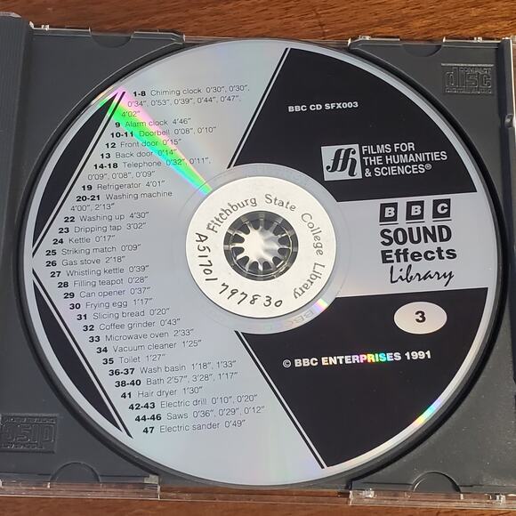 BBC Sound Effects Library Household Disc 3  CD 1991 - Picture 6 of 6
